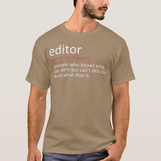 Filmredigeraren Film maker Film redigerar Journali T Shirt
