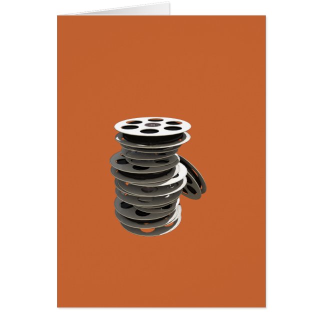 filmreels hälsningskort (Framsidan)