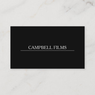 Filmregissör, Affärsverksamhets Kort