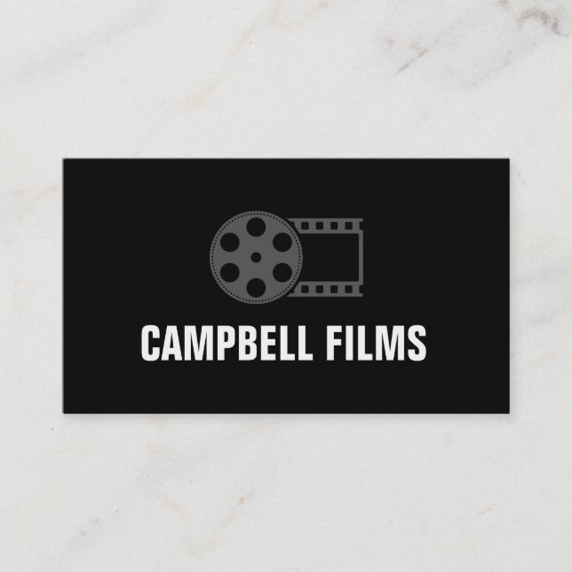Filmregissör, Affärsverksamhets Kort (Framsida)