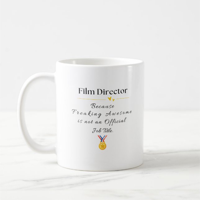 filmregissör kaffemugg (Vänster)