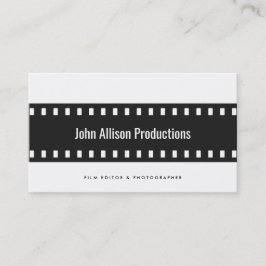 Filmremsa Filmmaker Photographer Visitkort