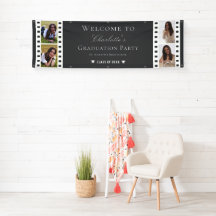 Filmremsa fyra fotokollage Studenten | Grått