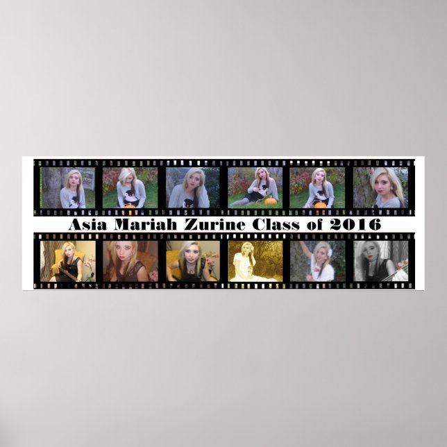 Filmremsan Gammal fotografi Negativ Poster (Framsidan)