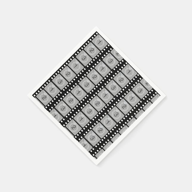 Filmremsan Pappra Party Napkins Pappersservett (Hörn)