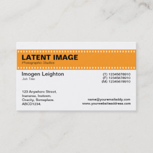 Filmremshuvud - LT-Orange och Vit Visitkort