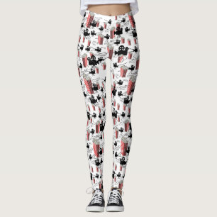 Filmrullar och popcorn-legginings leggings