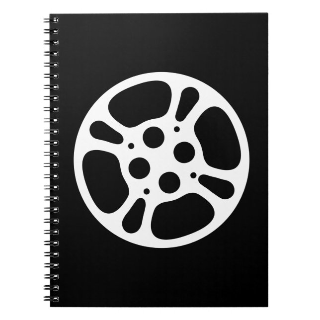 Filmrulle anteckningsbok med spiral (Framsidan)
