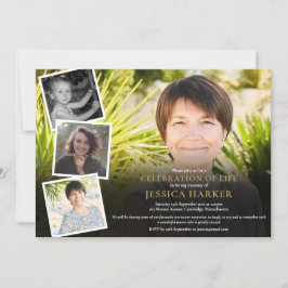 Filmsamlingens begravning Firande i Life Photo Col Inbjudningar