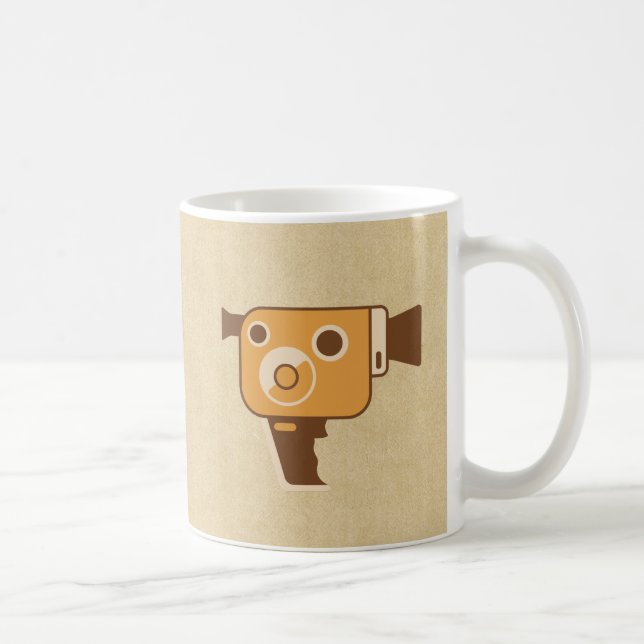 Filmskaparefilmkamera Kaffemugg (Höger)