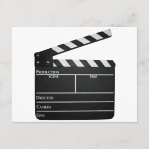Filmskifferklapperfilm av typen Clapboard Vykort