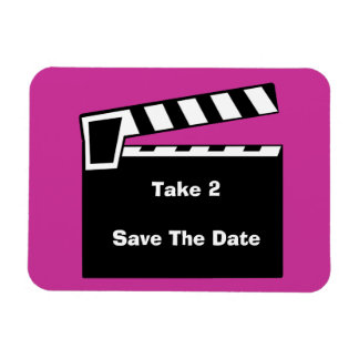 Filmskiffertapperboard sparar datumflexi magnet
