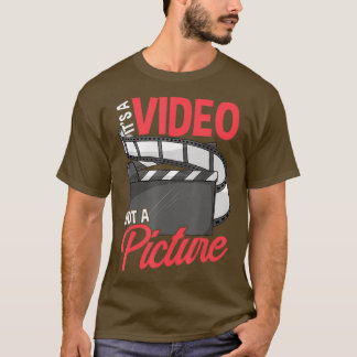 Filmsläckare för videoklipp t shirt