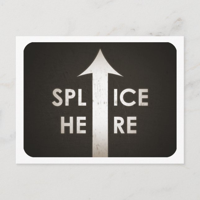 Filmspricka hit vykort (Framsida)