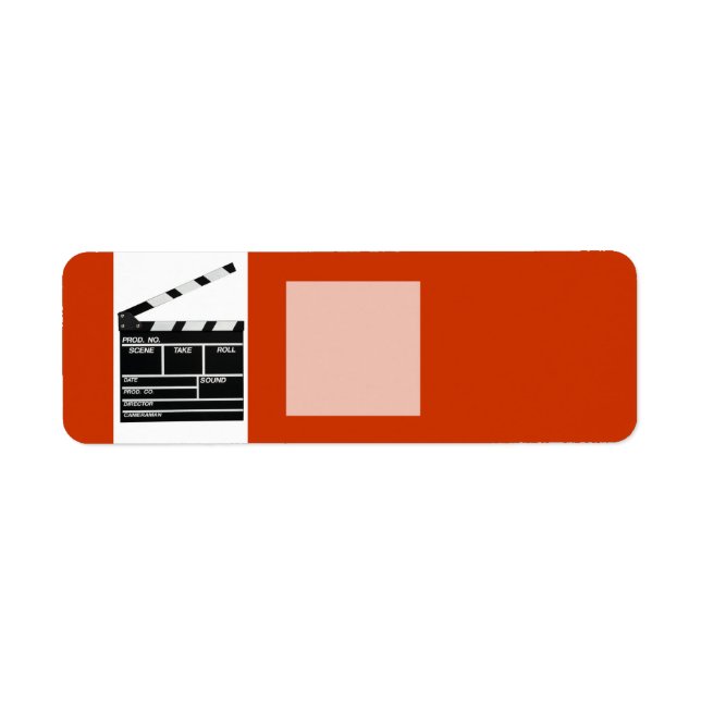 Filmstöt Returadress Etikett (Framsidan)