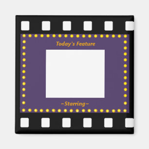Filmstrip bildram magnet