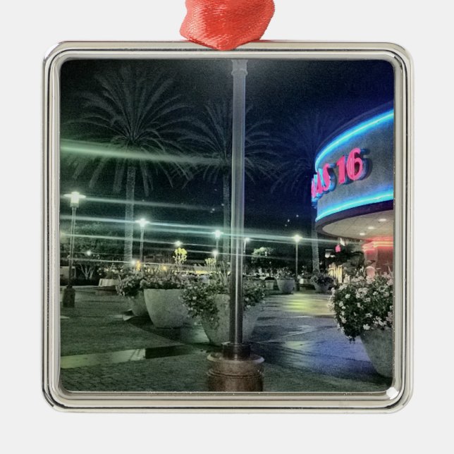 Filmteaterns ljusa Ljus på natten Julgransprydnad Metall (Framsidan)