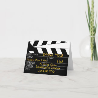 Filmtema Bröllop Tack Kort