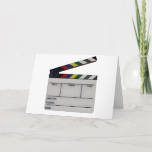 Filmtillverkarskiffer för Clapboard-film Kort