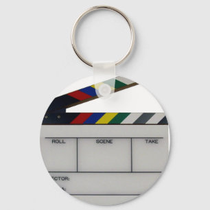 Filmtillverkarskiffer för Clapboard-film Nyckelring