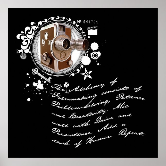 Filmtillverkningens alkemi poster (Framsidan)