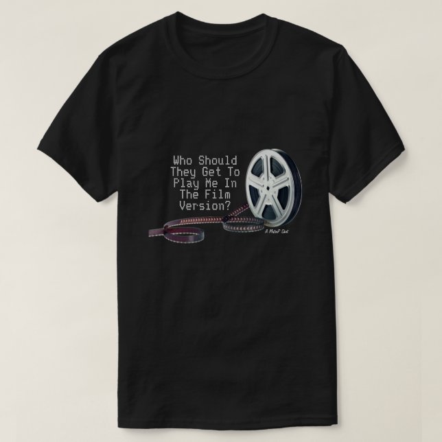Filmversionen (Me) - En filmskiva T Shirt (Design framsida)