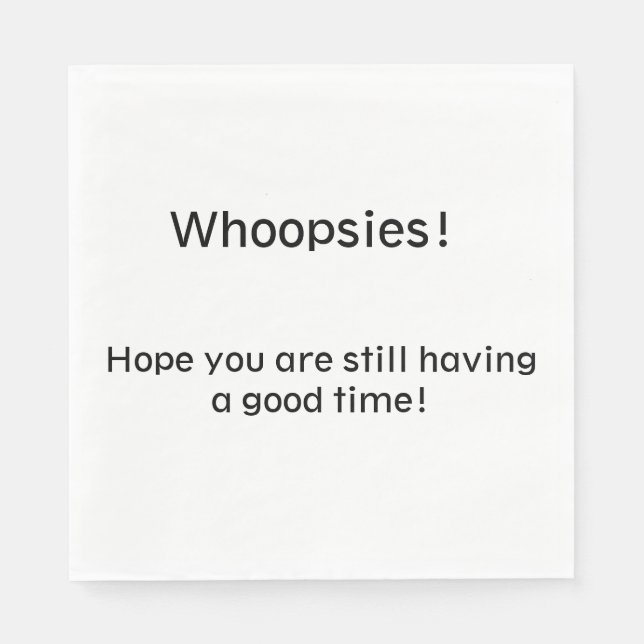 Filosoer! Pappersservett (Framsidan)