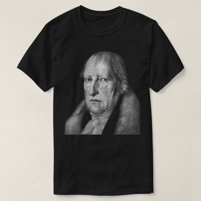 filosof Hegel porträtt T Shirt (Design framsida)