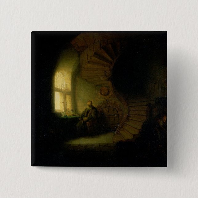 Filosof i meditationen, 1632 knapp (Framsida)