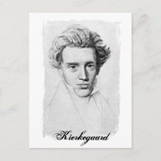 Filosofen Soren Kierkegaard Vykort