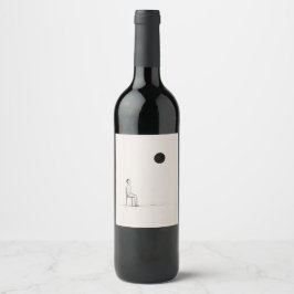Filosofer vinflaska etikett