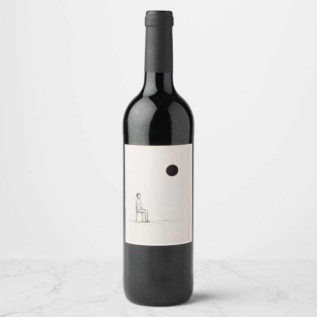 Filosofer  vinflaska etikett (Framsida)