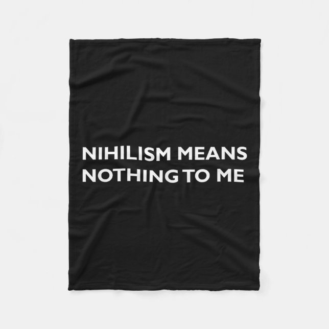 Filosofi, nihilism, funny, Philosopher T Shirt Fleecefilt (Framsidan)