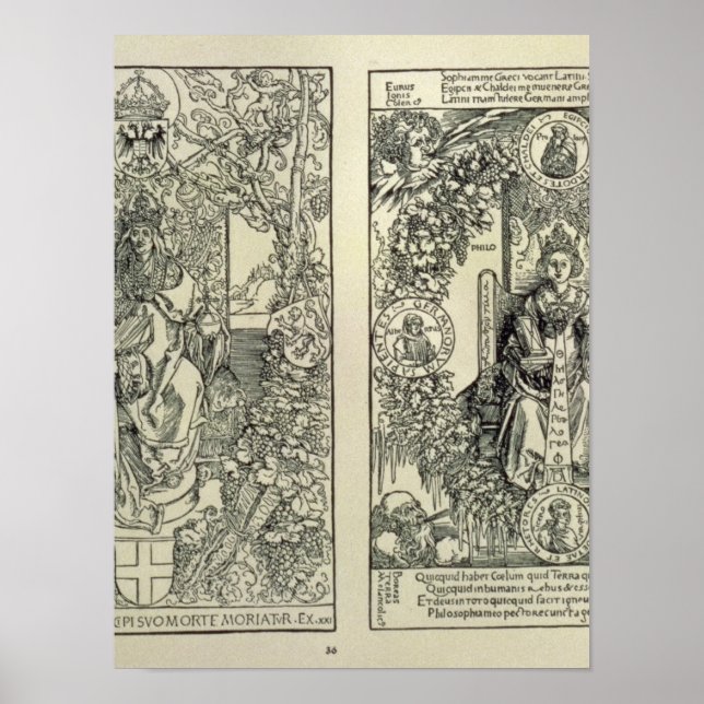 Filosofi och Habsburg Emperor Poster (Framsidan)