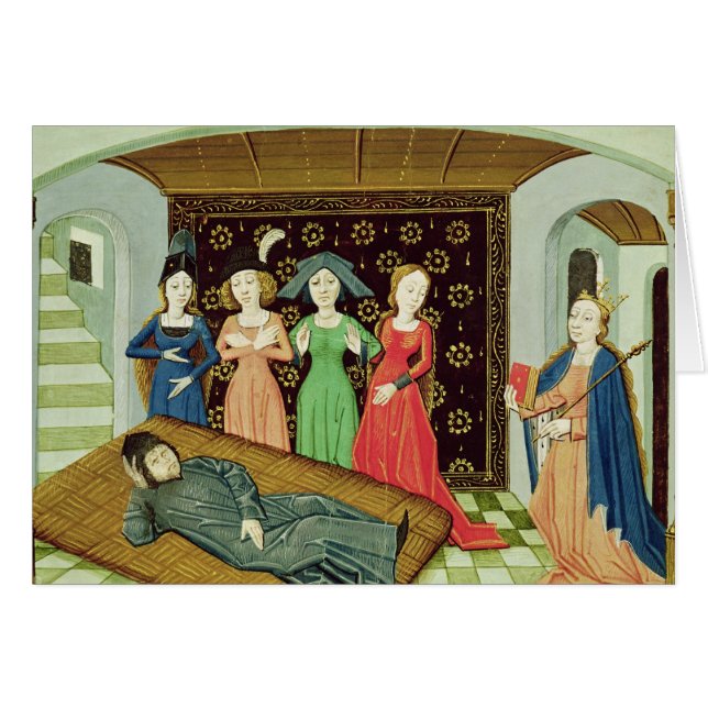 Filosofi och musorna hälsningskort (Framsidan Horizontal)