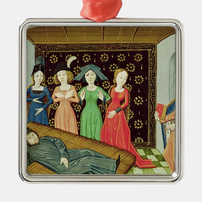 Filosofi och musorna julgransprydnad metall (Framsidan)