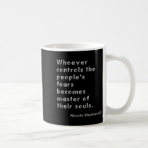 Filosofi om antiauktoritärt styre i Machiavelli Kaffemugg