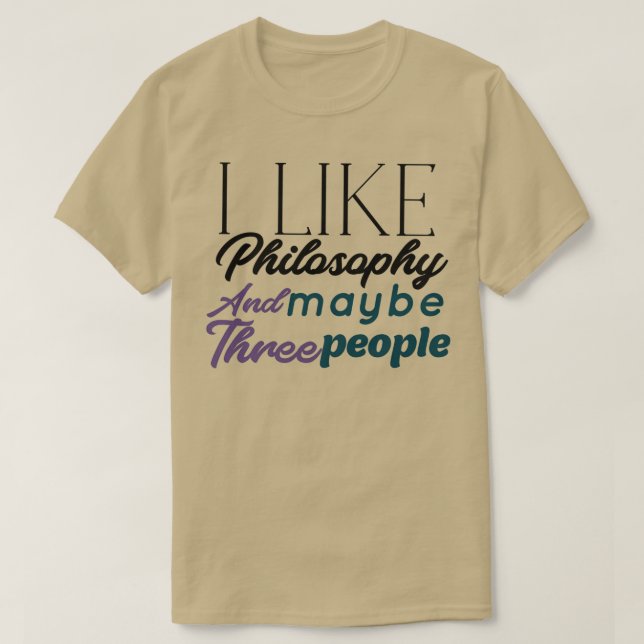 filosofi t shirt (Design framsida)
