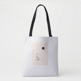 Filosofi T-Shirt | Minimalistisk Existentiell Kons Tygkasse