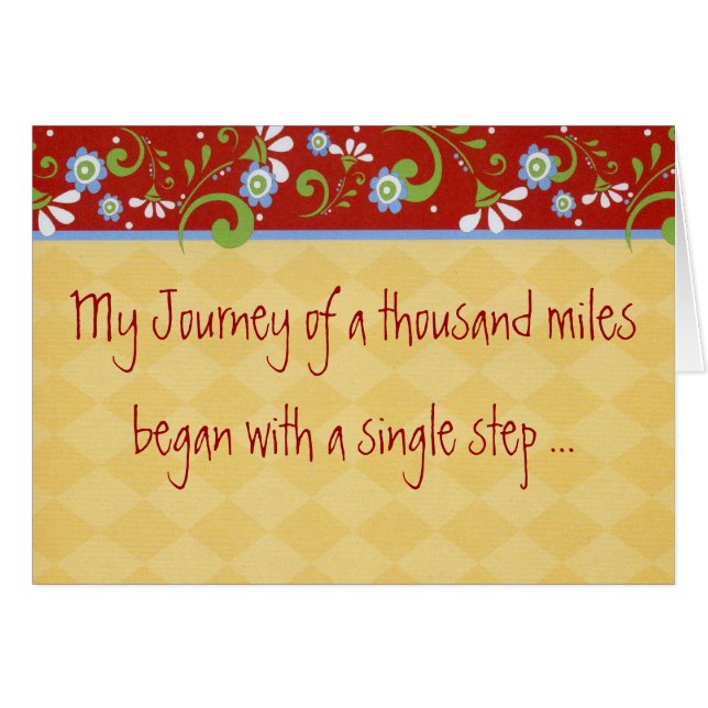 Filosofie magisterexamen hälsningskort (Framsidan Horizontal)