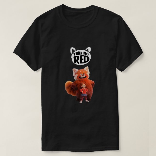 Filosofin att vända rött pixar t shirt (Design framsida)
