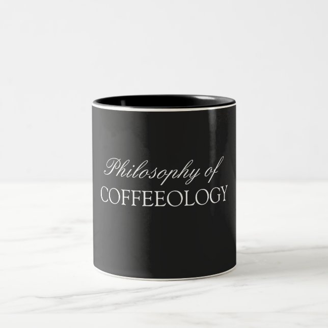 Filosofin om kaffeologi Mugg (Center)
