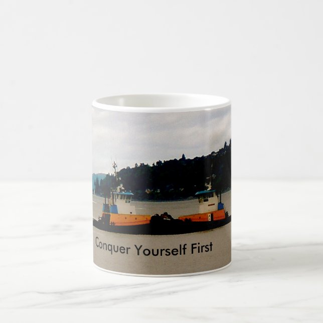 Filosofisk bogserbåtmugg kaffemugg (Center)