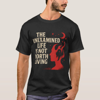 Filosofisk Citat Grafisk T-Shirt