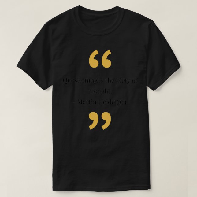 filosofiska citattecken 2 t shirt (Design framsida)