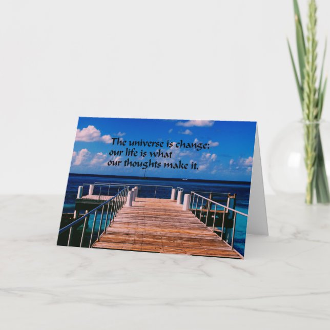 Filosofiskt citat kort (Framsida)