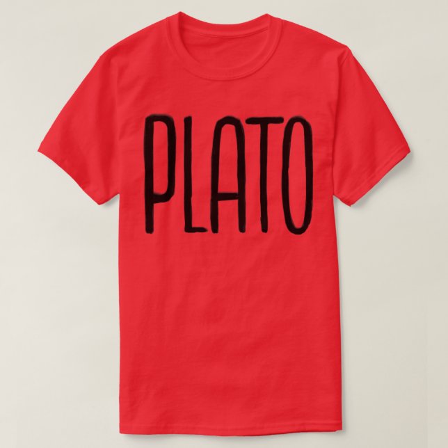 Filosofy Plato Philosopher 1 T Shirt (Design framsida)