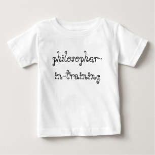 Filosopher i baby-skjortan t shirt