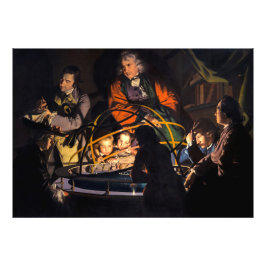 Filosopher Lecturing on Orrery Solar System Fototryck