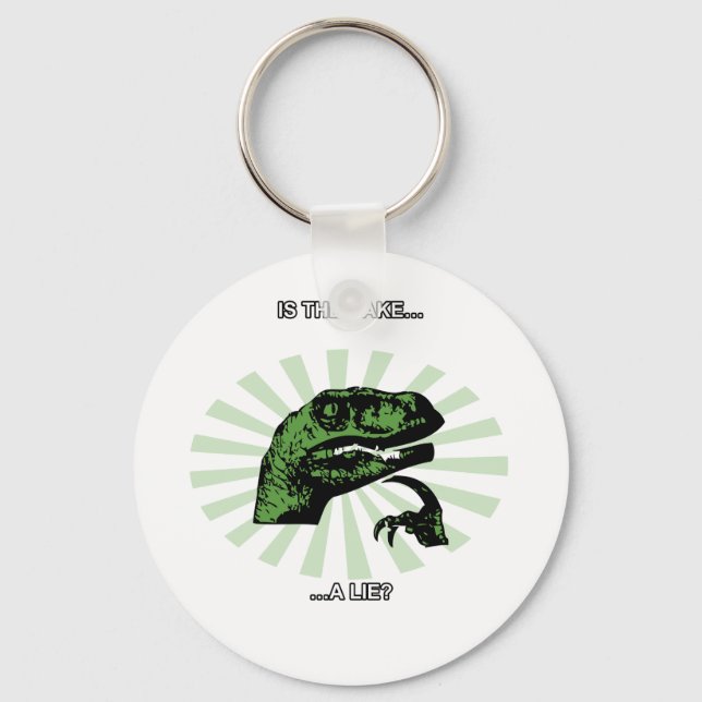 Filosoraptor, kakor och liggra nyckelring (Framsida)